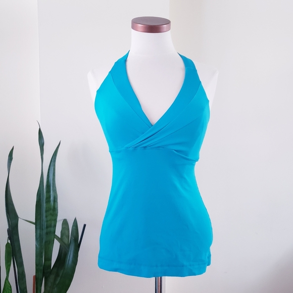 Lululemon T Back Faux Wrap Front Tank - 6 - Picture 9 of 12